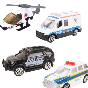 MINI 4X4 BLANC POLICE