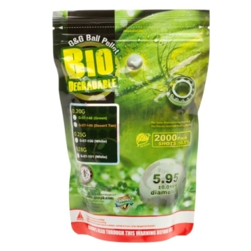 Billes Airsoft 0.28g bio BBs 2000rds