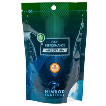 Billes Airsoft Nimrod 0.28g BB High Perf 1000rds