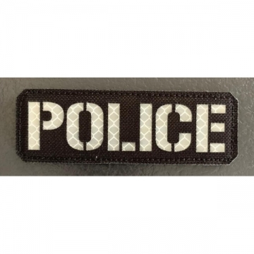 Bande Police Cordura Noir - Reflekt White Grand Modèle