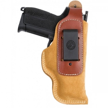 Holster ambidextre inside en cuir souple IA3 beige