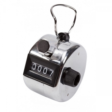 Compteur à main métallique
