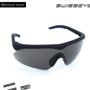 Lunettes tactiques SWISSEYES Raptor noire