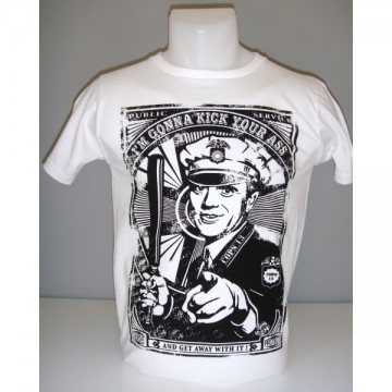 TEE-SHIRT POLICIER VINTAGE