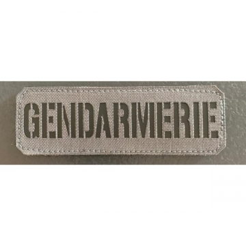 Bande Gendarmerie Cordura Gris - Noir Petit Modèle