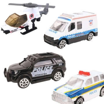 MINI 4X4 POLICE NOIR
