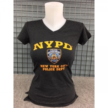 TEE-SHIRT LADY NYPD COL V