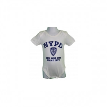 BODY MANCHE COURTE NYPD WHITE