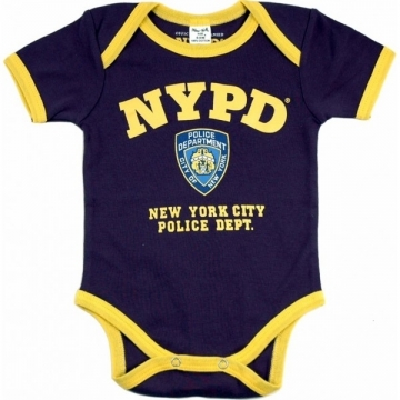 BODY MANCHE COURTE NYPD NAVY BI-COLOR