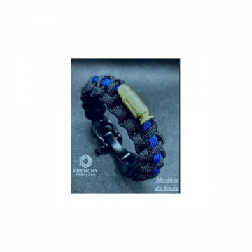 Bracelet Balle 9mm Noir