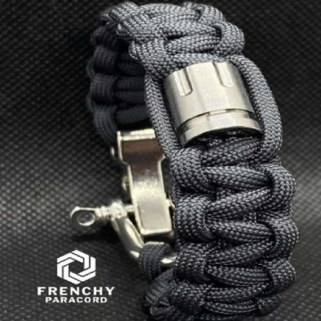 Bracelet Barillet Revolver Gris Foncé