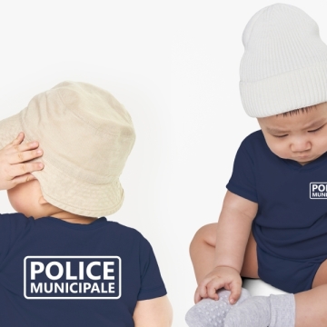 Body Police Municipale Bleu Marine