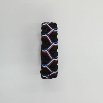 BRACELET FRANCE ZIG ZAG NOIR