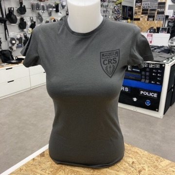 TEE SHIRT CRS FEMME GRIS FONCE