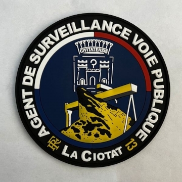 Ecusson PVC ASVP - Association Sud Police Municipale La Ciotat