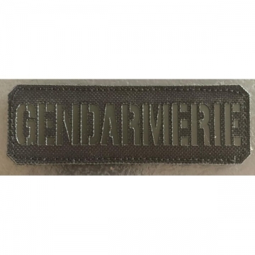 Bande Gendarmerie Cordura Noir - Noir Grand Modèle