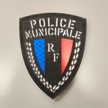 Ecusson Police Municipale Découpe Laser