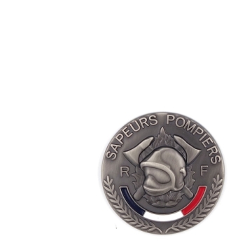Médaille Porte Carte Sapeurs Pompiers