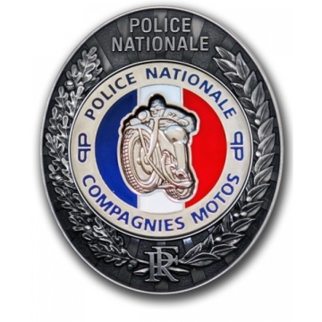 PLAQUE PREFECTURE DE POLICE MOTO