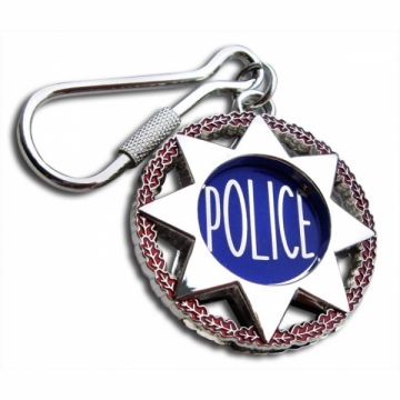 PORTE-CLES POLICE ETOILE