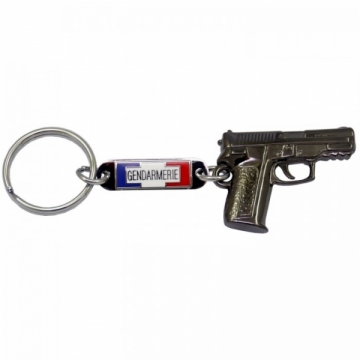 PORTE-CLES PISTOLET GENDARMERIE