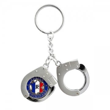 PORTE-CLES MENOTTES POLICE MUNICIPALE