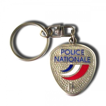 PORTE-CLES LOGO POLICE NATIONALE