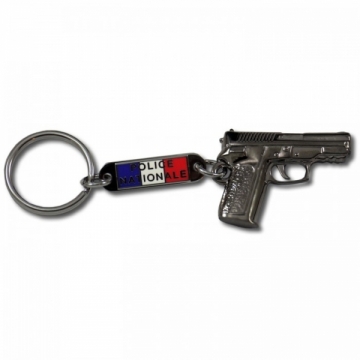 PORTE-CLES PISTOLET POLICE NATIONALE