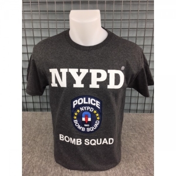 TEE-SHIRT NYPD BOMB SQUAD ANTHRACITE