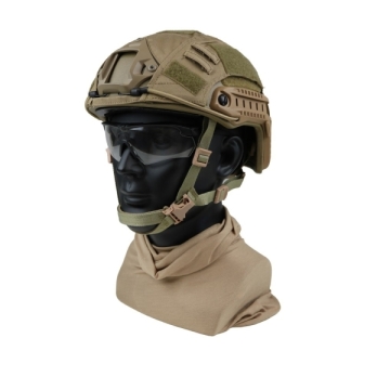 CASQUE BALISTIQUE AVEC RAILS ET SHROUD L 54/58 CM