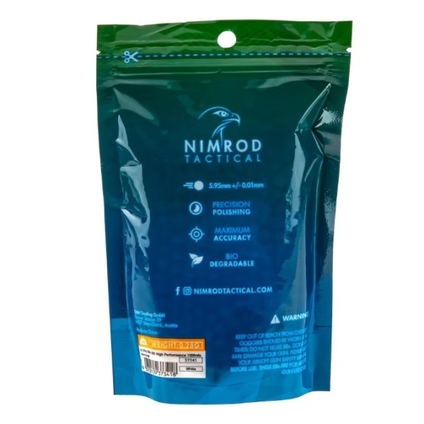 Billes Airsoft Nimrod 0.28g BB High Perf 1000rds