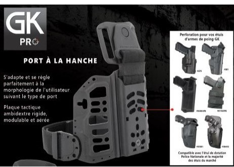 Plaque tactique de hanche - GK PRO - Equipement professionnel