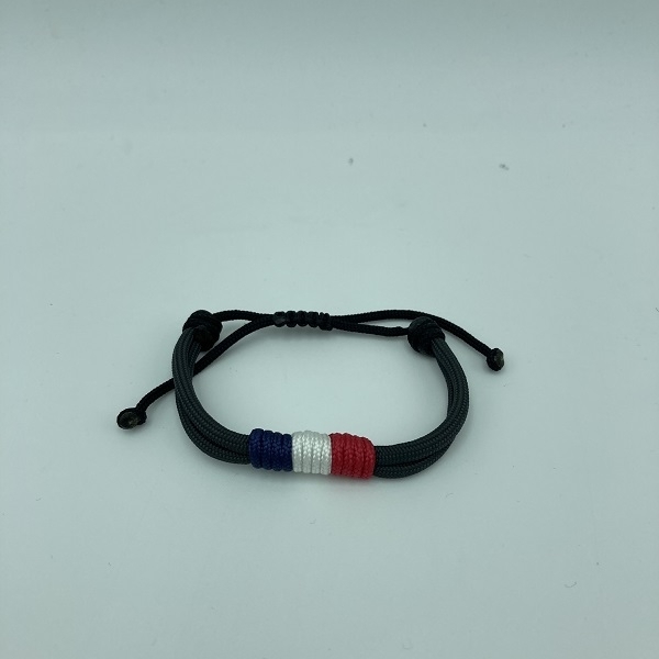 Bracelet Patriote petit modèle Gris Foncé v2