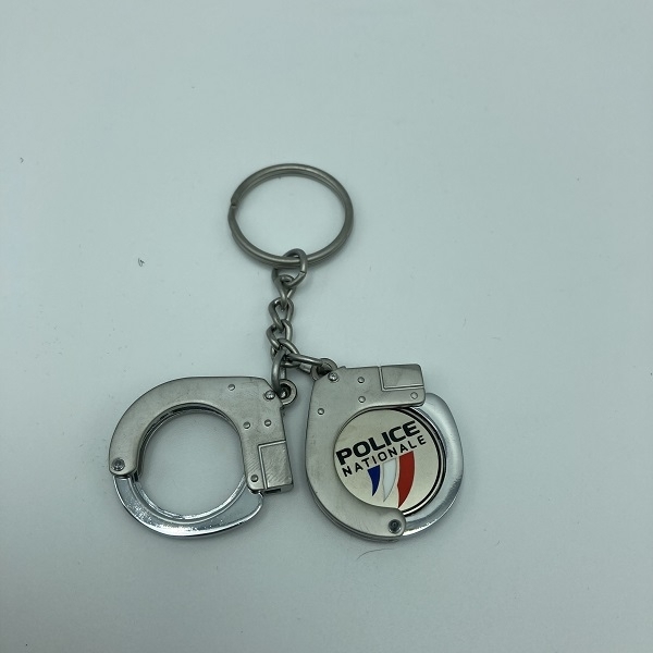 Porte-clés Menotte GENDARMERIE ou POLICE Keychain vintage