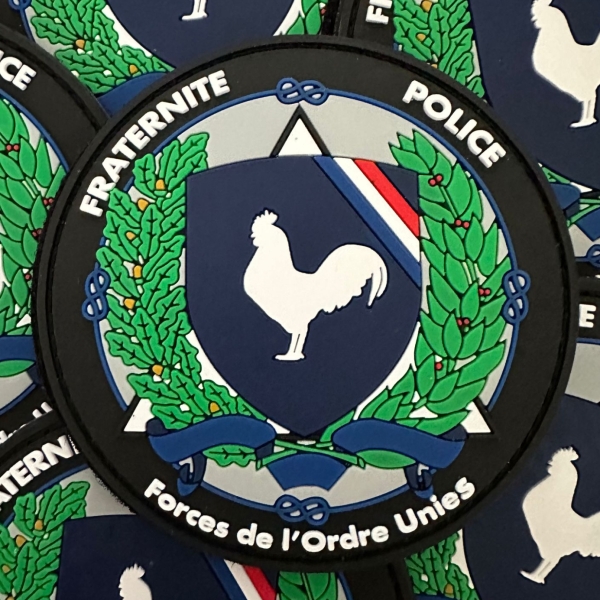 Ecusson PVC - Fraternité Police